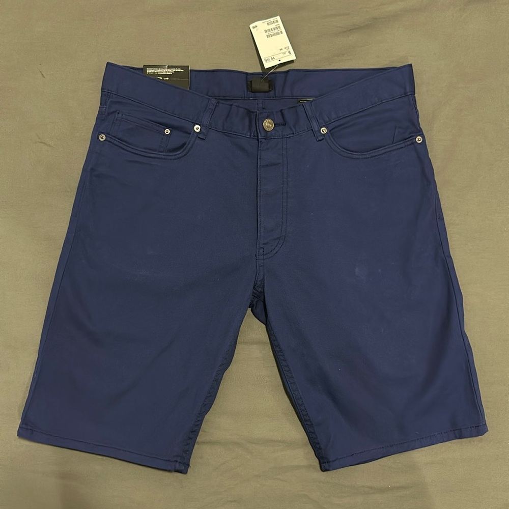 H&M Slim Fit Blue Shorts
